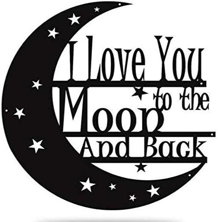 Amazon Com Steel Roots Decor Powder Coated Metal I Love You To