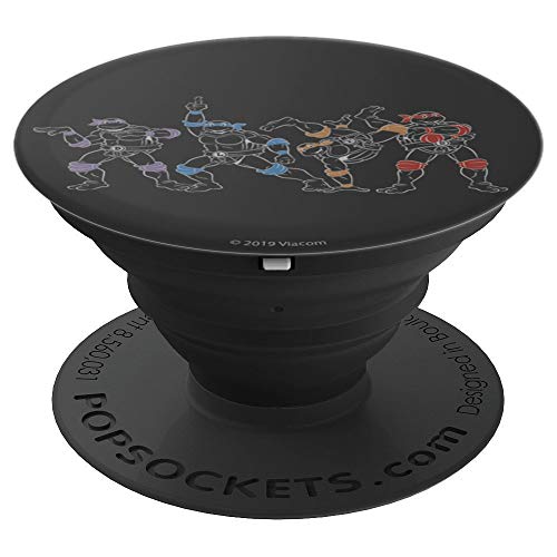 Teenage Mutant Ninja Turtles Silhouette Group Shot - PopSockets Grip and Stand for Phones and Tablets