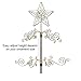 HOHIYA Metal Ornament Display Tree Stand Rotating Hanger 24 Inch Wire Hook Hanging for Halloween Christmas Balls Bauble Decorations Gift Craft Tabletop Gold