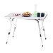 Seatopia Aluminum Folding Table Outdoor Lightweight Height Adjustable for Patio, Camping, Garden & Picnicthumb 1