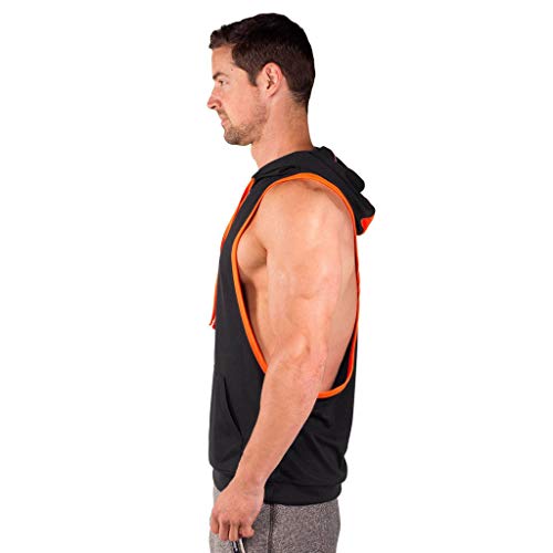 WINJUD-Mens-Hoodie-Tank-Tops-Sleeveless-Casual-Shirts-Gyms-Fitness-Vest-with-Kangaroo-Pocket