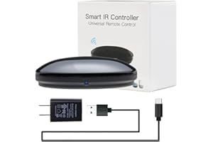 FRANKEVER Smart IR Remote Control,All in One IR Blaster Control, Universal Infrared Remote Control for TV DVD Air Conditioner STB etc,Compatible with Alexa, Google Assistant No hub