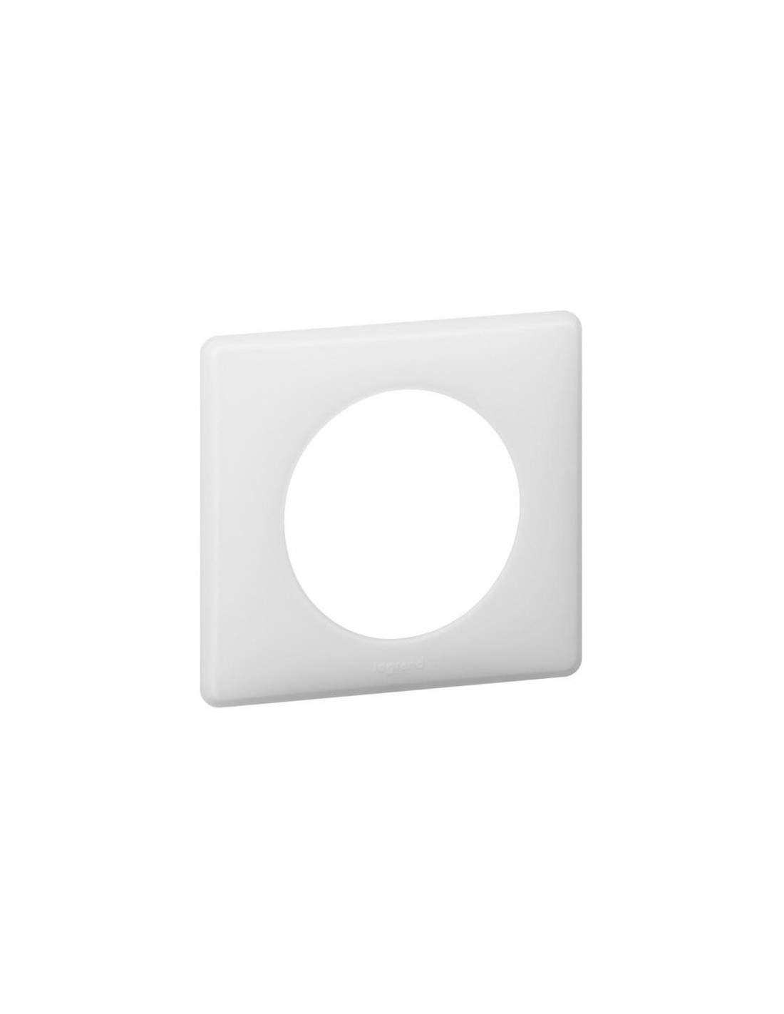 Legrand 066701 Céliane Powder Plate, 1 Poste, Chalk Finish