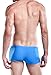 WUAMBO Men's Solid Swimming Shorts Fashion Swimwear Blue US S with Asian Tag L (Waist:29