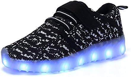 YUTUTU LED Light Up Shoes Kids Girls Boys Breathable Flashing Sneakers