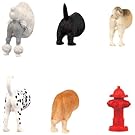 Kikkerland Dog Butts Animal Magnets, Set of 6 (MG17)