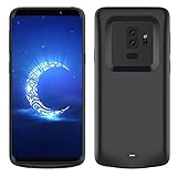 Samsung Galaxy S9 Plus Battery Case, Ultra Slim 5200mAh Rechargeable External Portable Battery Charger Pack Extended Power Bank Backup Charging Protective Case for Samsung Galaxy S9 Plus 2018 (Black)