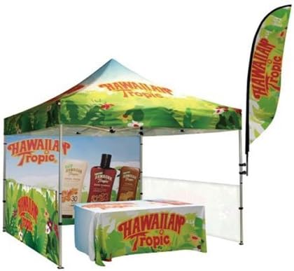 UV 10x10ft Custom Print Canopy (Frame and Travel case Included)