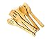 Wooden Spoon Utensil Set - 6 Bamboo Spoons and Spatulas 12 inch Cooking Utensils in Mesh Bag - Perfect for Nonstick Pans and Cookware, Natural and Eco-friendly - Wood Kitchen Tools by Premium Bamboo