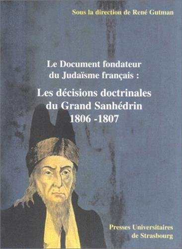 Les  Décisions doctrinales du Grand sanhédrin