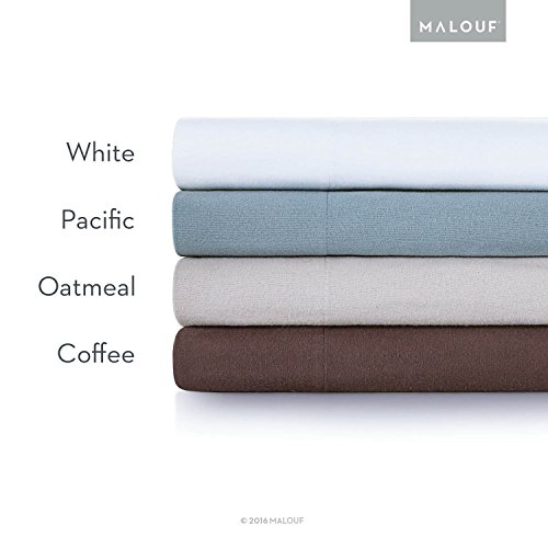 MALOUF Heavyweight Portuguese Flannel Sheet Set100 Cotton Pill
