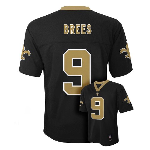 Drew Brees New Orleans Saints Black NFL Toddler 2014-15 Season Mid-tier Jersey