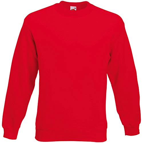 Fruit Of The Loom Men's Belcoro® Yarn Sweatshirt - 100% Cotton, Set-in Sleeve, Machine Wash (White, 3XL) - View #7