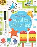 Paperback Wipe-Clean Vacation Activities (Usborne Wipe-Clean Books) Book