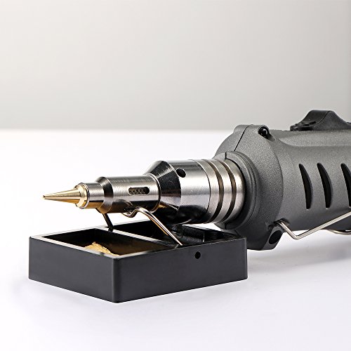 Powstro Butane Soldering Iron,Adjustable Flame, 10 in 1 Professional Gas Soldering Iron Self-igniting Torch Kit Suitable for Repair Jewelry Making Brazing Model Building Circuit Boards - Thumbnail 3