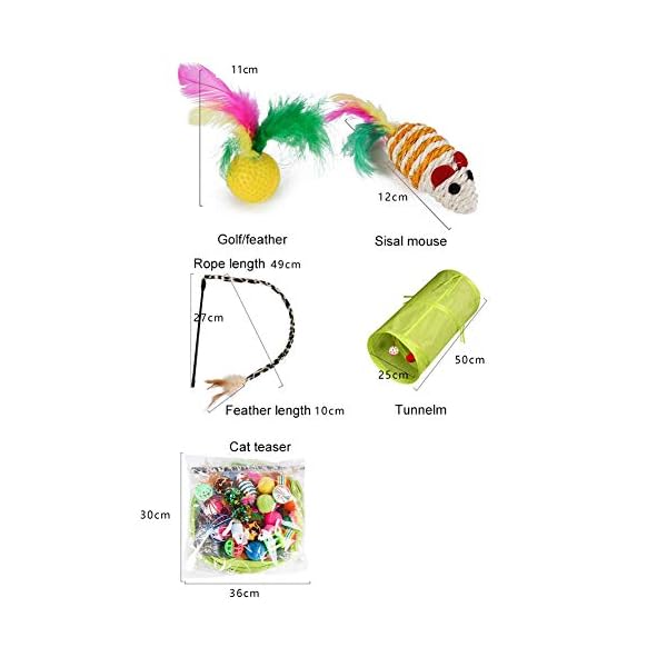 WeFine-Cat-Toys-21-Pcs-Kitten-Toys-Cat-Interactive-Toys-Set-for-Indoor-Cats WeFine Cat Toys 21 Pcs Kitten Toys Cat Interactive Toys Set for Indoor Cats
