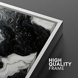MUDECOR Framed Canvas Print Wall Art Set Monochrome