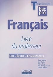 Français, terminale professionnelle