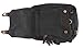 JIAO MIAO Canvas Shoulder Backpack Travel Rucksack Sling Bag Cross Body Messenger Bag,180308-Black