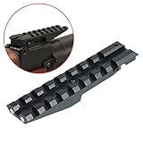 WOLTIS Low Profile AK Rear Sight Rail Picatinny Scope Mount Rail Mount for Airsoft AK Series Rifles