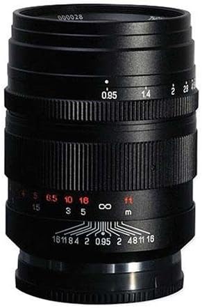 Mitakon Zhongyi Zhongyi 50mm f/0.95 Lens for Sony Nex E-mount Full Frame Cameras Manual Focus - Bundle W/ 55mm Filter Kit, Lens Pouch, LensPen Lens Cleaner, Cleaning Kit, Capleash II, and more