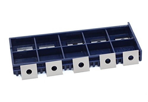 YUFUTOL 12mm Square Straight Carbide Cutter Inserts 4 Edges(12mm lengthX12mm widthX1.5mm) Straight-Hole,Pack of 10, Designed for Spiral/Helical Planer Cutter Head - Thumbnail 2