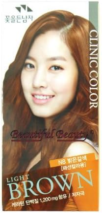 SOMANG CLINIC HAIR COLOR (LIGHT BROWN N8) by THE FLOWER MEN