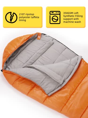 Sleeping Bags JAICOM Cold Weather Mummy Sleeping Bag 15°F Extreme