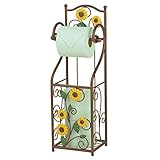 Sunflower Scroll Toilet Paper Holder