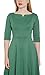 Marycrafts Women's Fit Flare Tea Midi Dress for Office Business Work