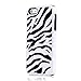 iPhone 5 White Black Dual Layer Zebra Hybrid Soft Silicone Hard PC Case Cover