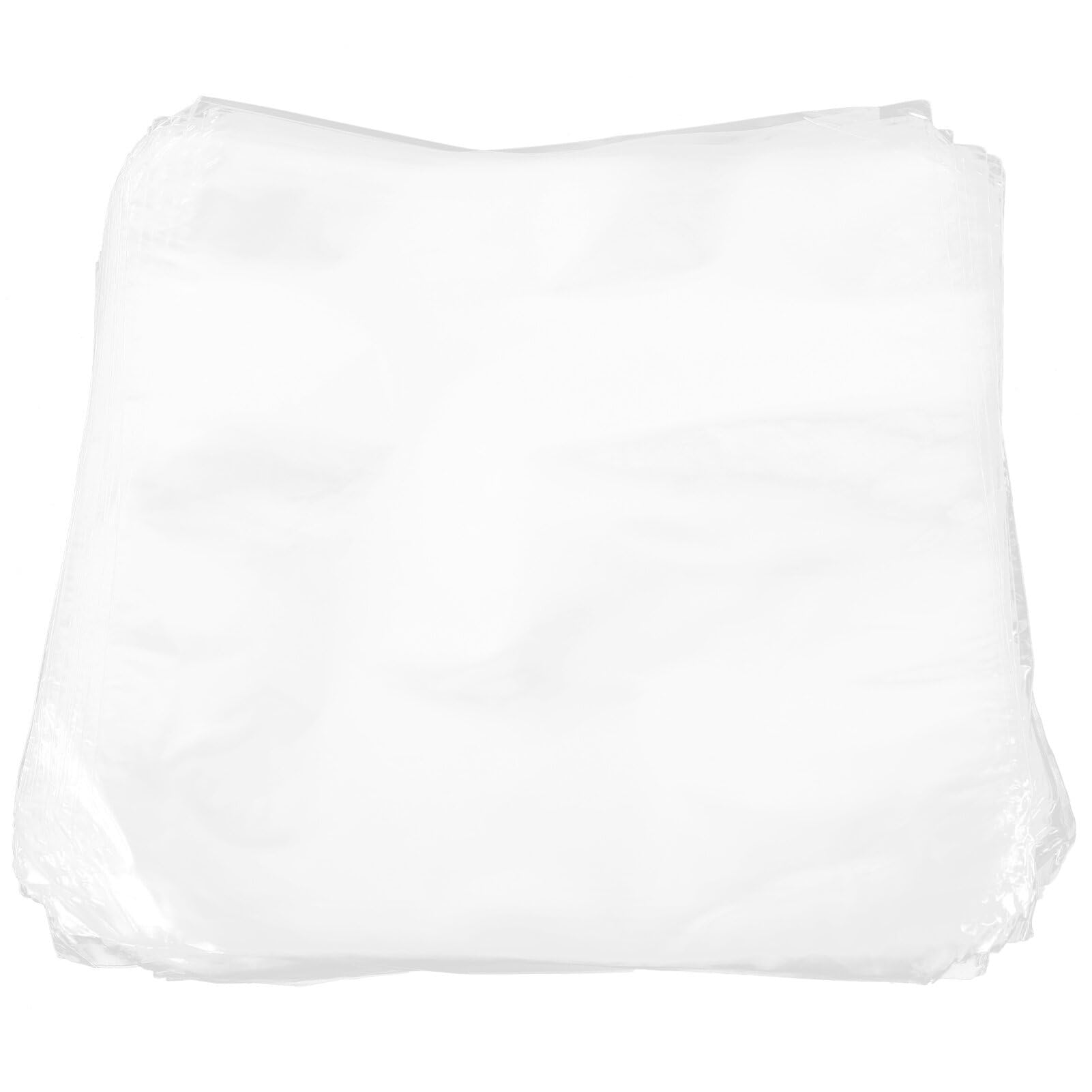 Healifty 200pcs Heat Shrink Wrap Bags Clear Shrink Wrap Bags for Gifts Packaging Bath Bombs Soaps and Other Merchandise Transparent