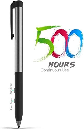 Microsoft Surface Pen,Active Stylus Touchscreen Pen 4096 Pressure Sensitivity,Supporting 500Hrs Playing Time 180Days Stand Built-in Battery Compatible Surface Pro3/4/Go/Laptop/Book/Studio