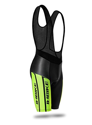 image for INBIKE Cycling Jersey Men Set Bib Short Sleeve Bike Shirt Gel Padded B