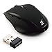 iXCC Wireless Mouse 2.4GHz 1600 DPI 6 Buttons Ergonomic Optical Mouse with Nano USB Receiver for PC, Mac, Netbook, Laptop or More - Black