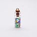 Dowonsol 20 1-Inch Small Glass Bottles Message Treasure Charm Pendant DIY Kit for Necklace Weddings Wish Jewelry Mini Glass Bottles with Corks