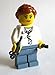 Genuine Lego Female Doctor Minifigure with Custom Syringe & Scalpel Accessories