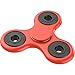 The Anti-Anxiety 360 Spinner Helps Focusing Fidget Toys [3D Figit] Premium Quality EDC Focus Toy for Kids & Adults - Best Stress Reducer Relieves ADHD & Boredom Ceramic Cube Bearing (Red with Black)