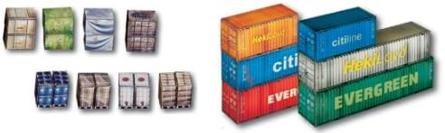 Heki 10650 Cardboard Houses Cargo and Container, Multicolour