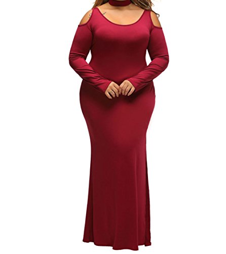 knee length dresses for ladies Tonight Maxi Dress + Flower Choker – MISS MODERN main image 1