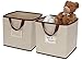 Delta Children 2 Piece Printed Storage Boxes, Beige