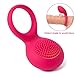 SVAKOM Tyler Penis Ring Vibrator Rechargeable Sex Toy Powerful Vibrating Cock Ring for Male or Couples (Plum Red)