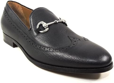 Alberto Ciccioli Men’s Black Pebbled Soft Leather Comfort Loafers Amazon.com | Alberto Ciccioli Men main image 4