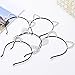 Tfoddy 5Pcs Diamond Cat Ear Hair Headbands for Girls, Young Ladies.
