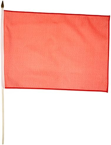 Quality Standard Flags STIBred Red Stick Flags, 12 by 18"