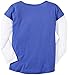 Adidas Little Girls' Long Sleeve Graphic Tee Shirt, Am Night Flash, 6X