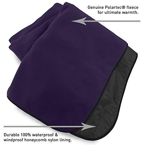 Extreme Weather Outdoor Blanket by Mambe Royal Plum, Large 100 Waterproof and Windproof