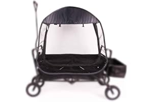 BESTEN Pop Up Mosquito Net Canopy for Kids Push Pull Wagon Cart (No Wagon Included)