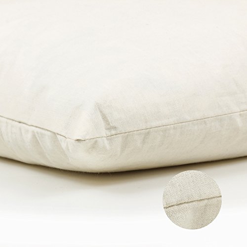 1 X Home Fashion Feather Cushion 50 X 50 Cm 100 Cotton