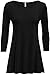 Simlu Black Tunic Tops, Black Tunic Tops For Leggings, Black Tunic Tops For Women Plus Size and reg Size Long Black Top,Black,X-Large